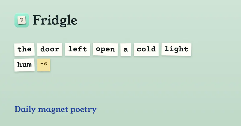 Fridgle screenshot 4
