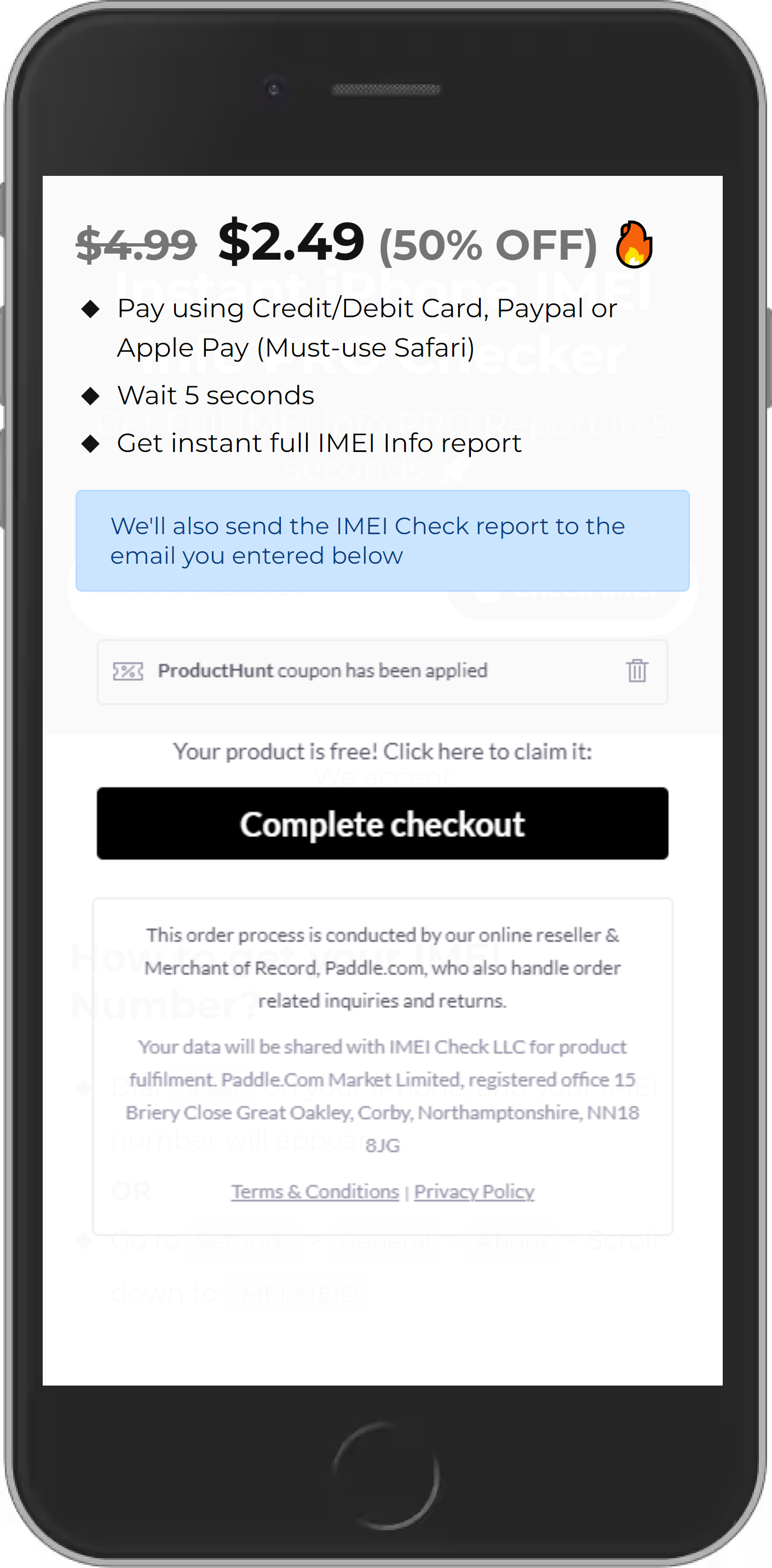 iPhone IMEI Checker gallery image