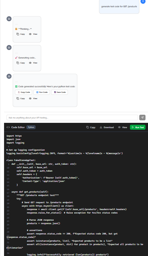 Next-Gen AI Test Platform for APIs & Web - Screenshot 4 preview