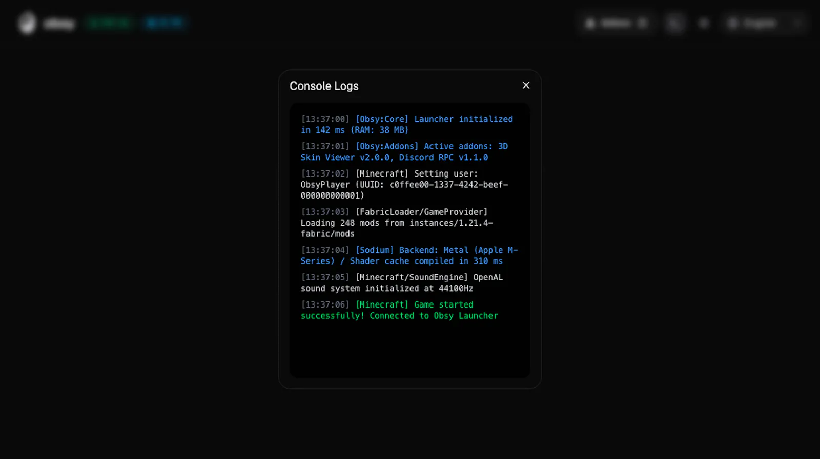 Obsy Launcher screenshot 5