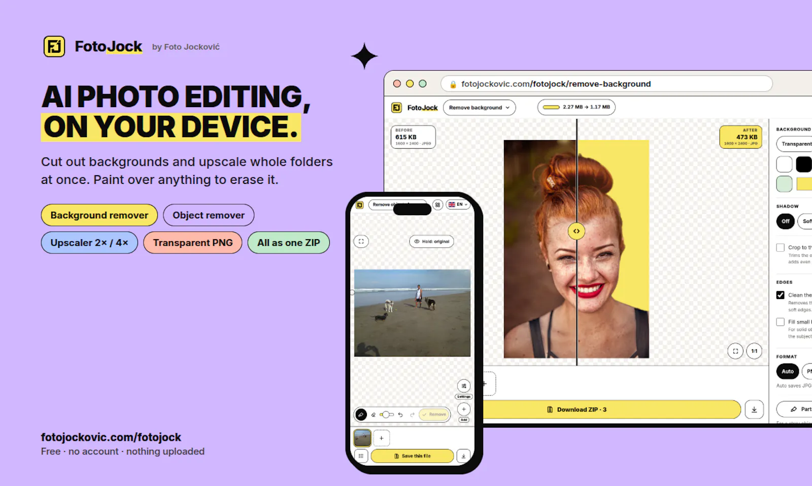 FotoJock: Portrait Retouch & 100+ Tools screenshot 1
