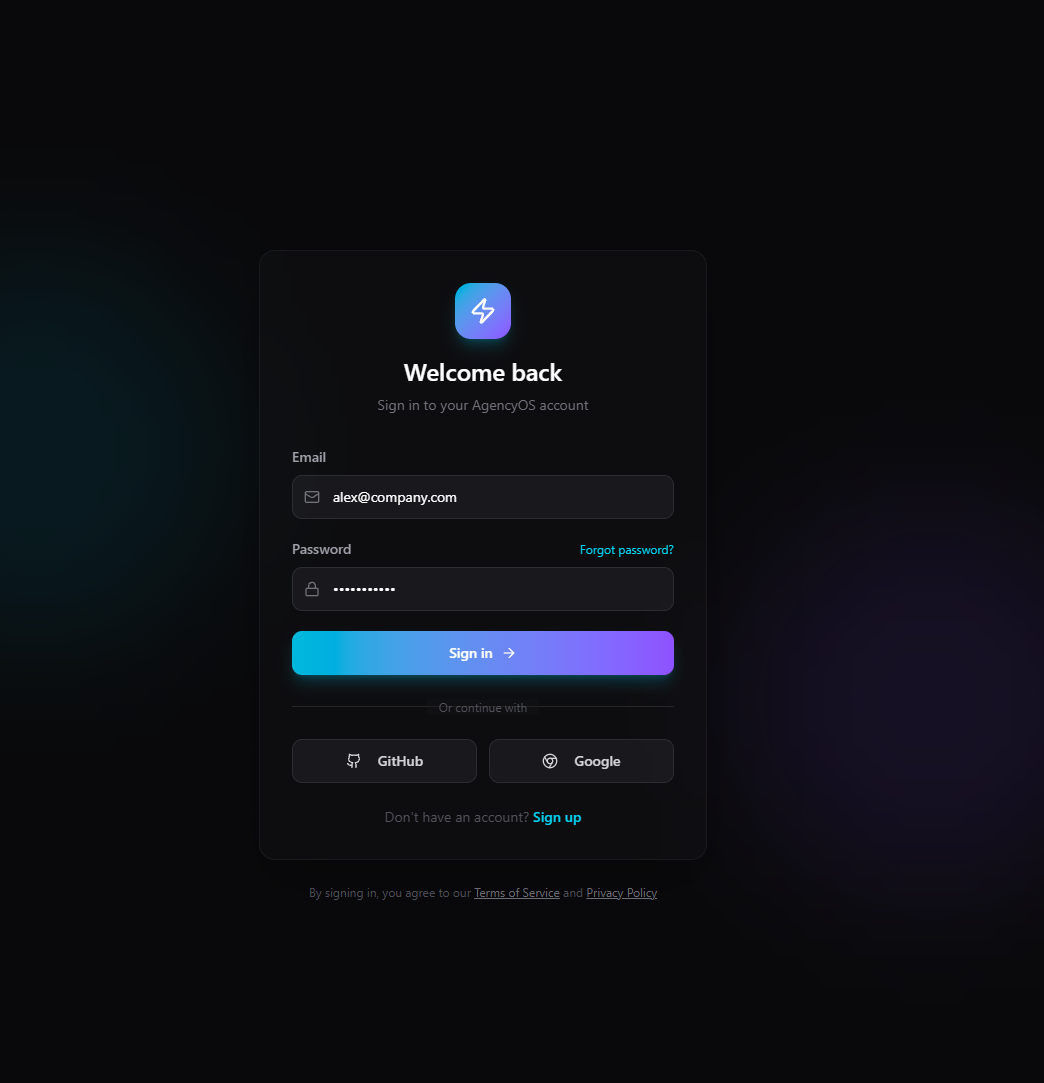 AgencyOS Client Portal Boilerplate gallery image