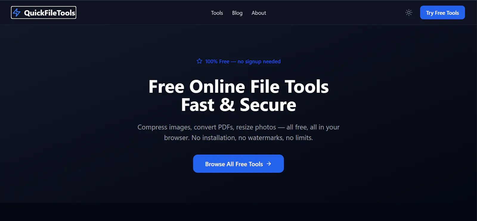 QuickFileTools screenshot 1