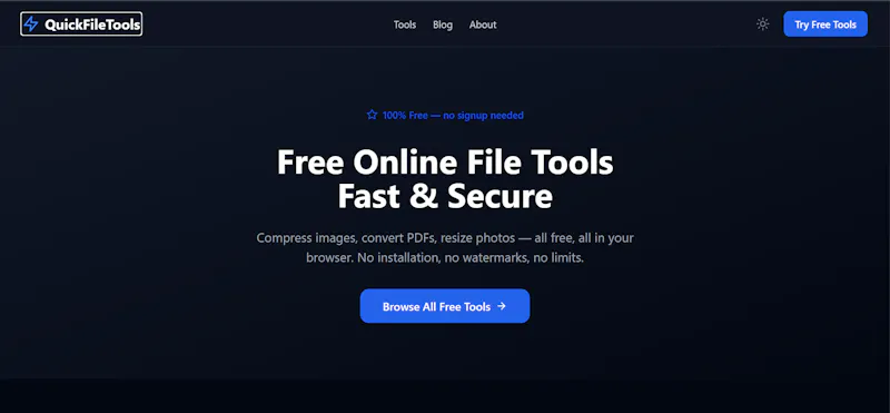 QuickFileTools screenshot 1