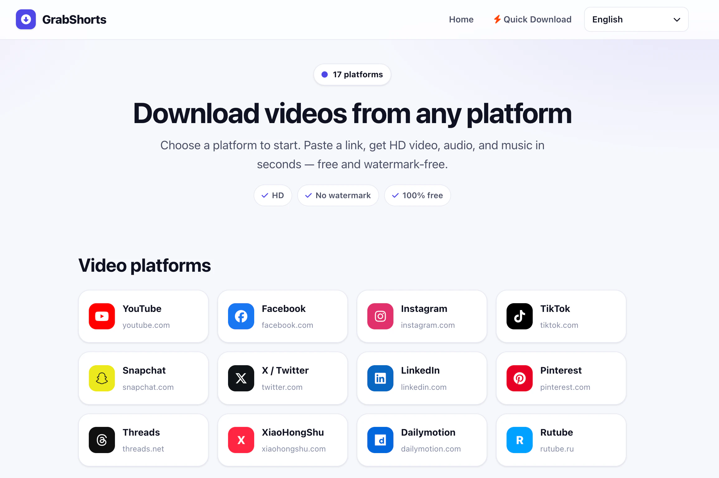 Grabshorts 截图
