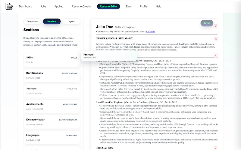 JobTailor screenshot 8