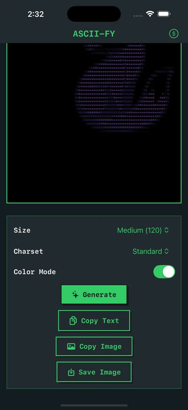 ASCII-FY - แปลงภาพถ่ายเป็นศิลปะ ASCII media 3