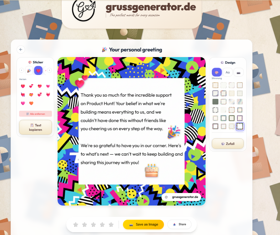 Grussgenerator.de gallery image