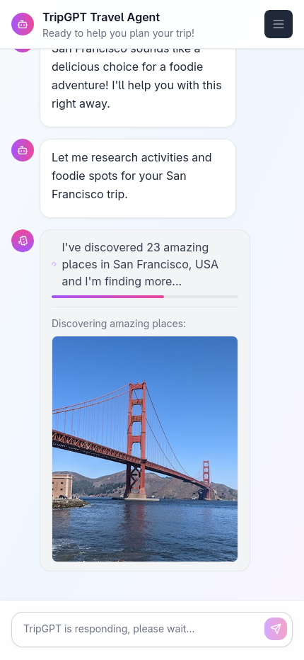 TripGPT - AI-powered Travel Planning Chat Agent Medien 4