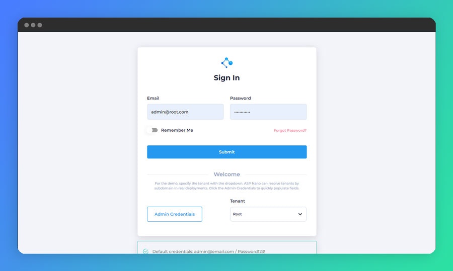 Nano ASP.NET Boilerplate - สถาปัตยกรรมที่สะอาด ASP.NET SaaS Boilerplate media 6