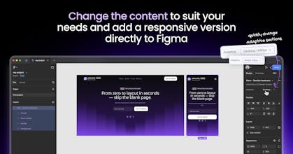 Figma section templates gallery image