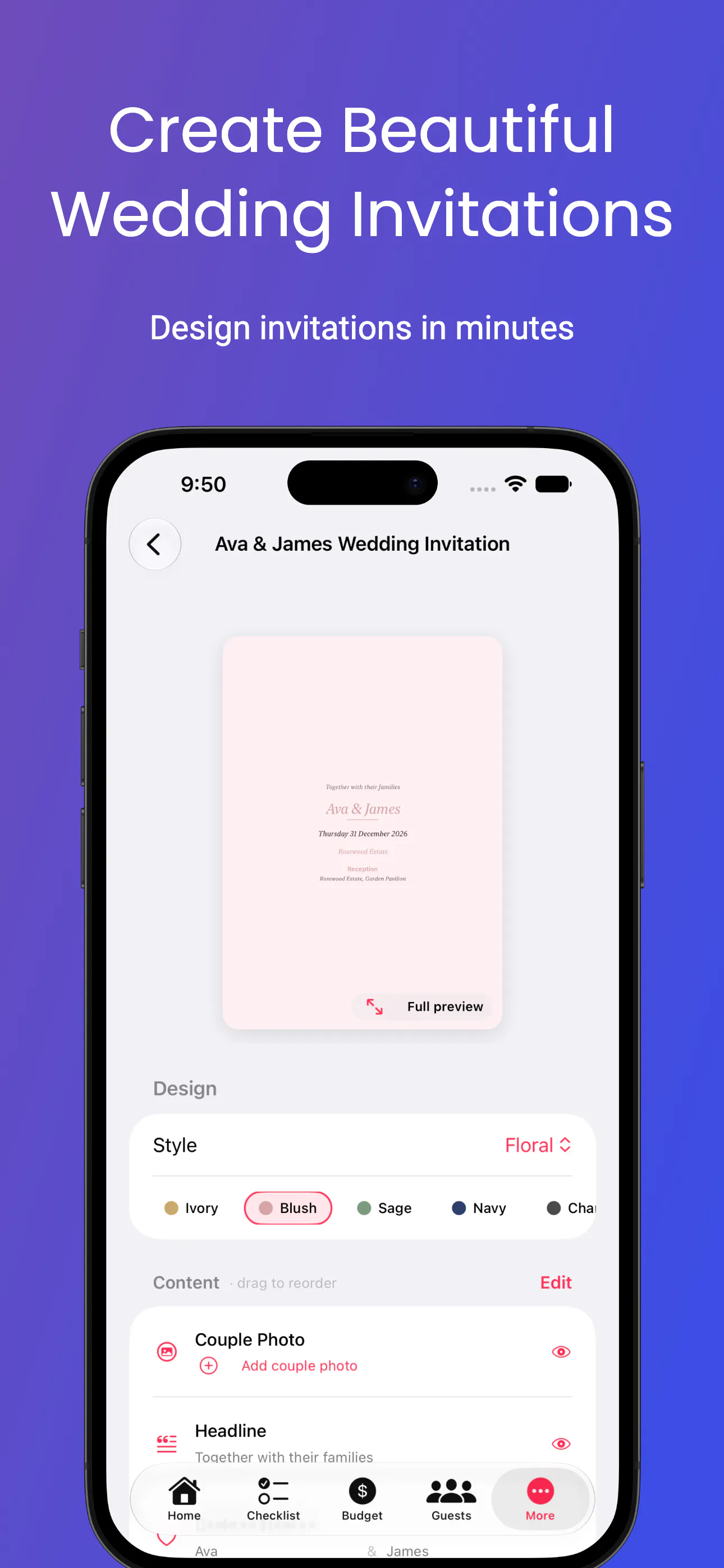 WedKit | Wedding Workspace screenshot