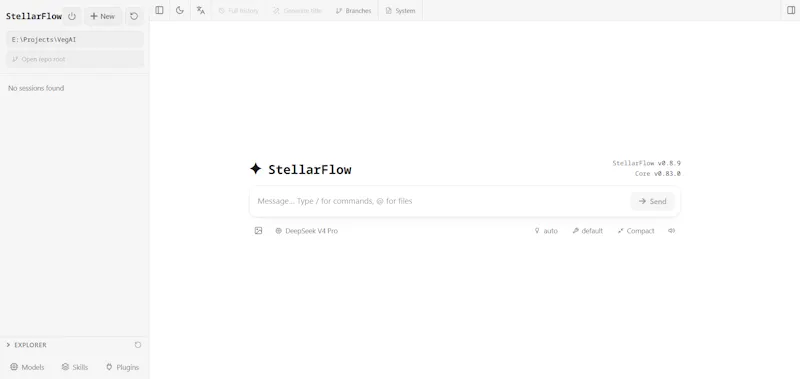 StellarFlow screenshot 2