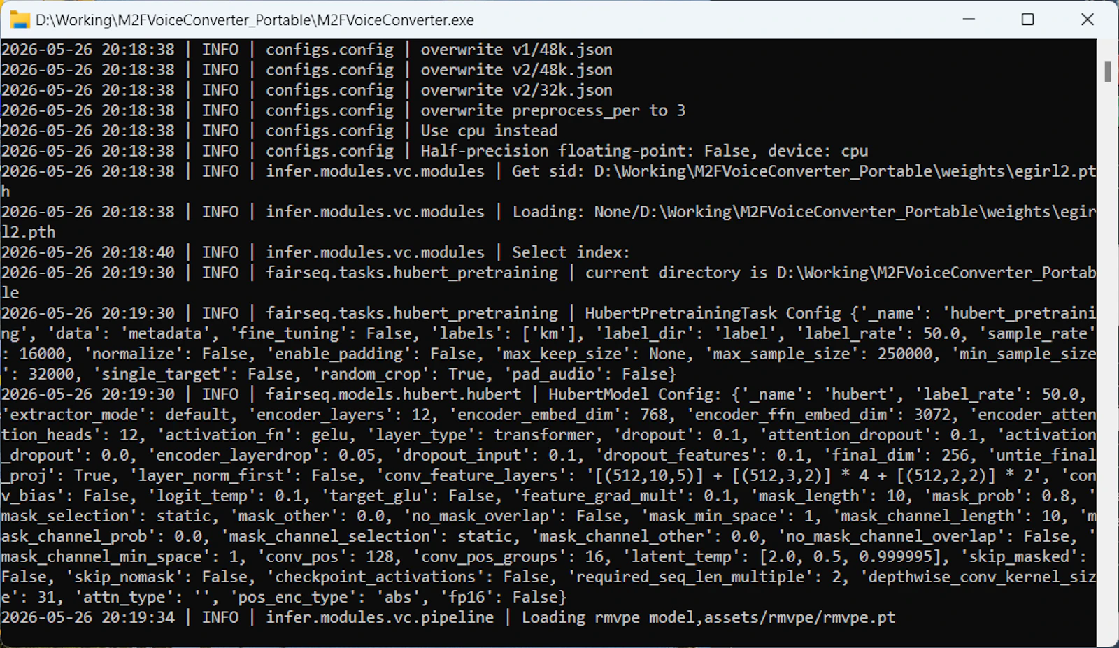 M2F Voice Converter screenshot 4