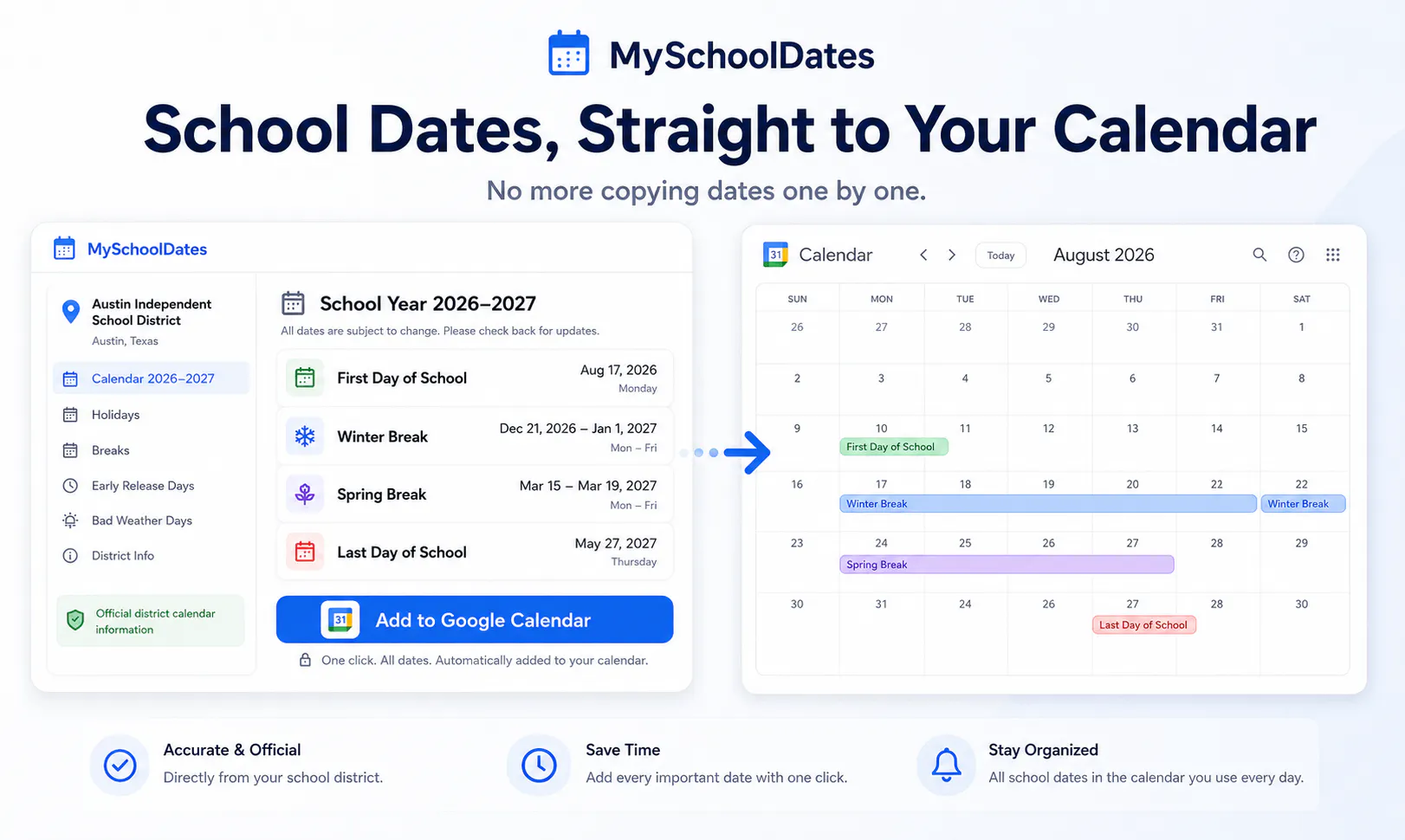 MySchoolDates gallery image