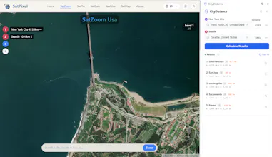 CityDistance.io gallery image