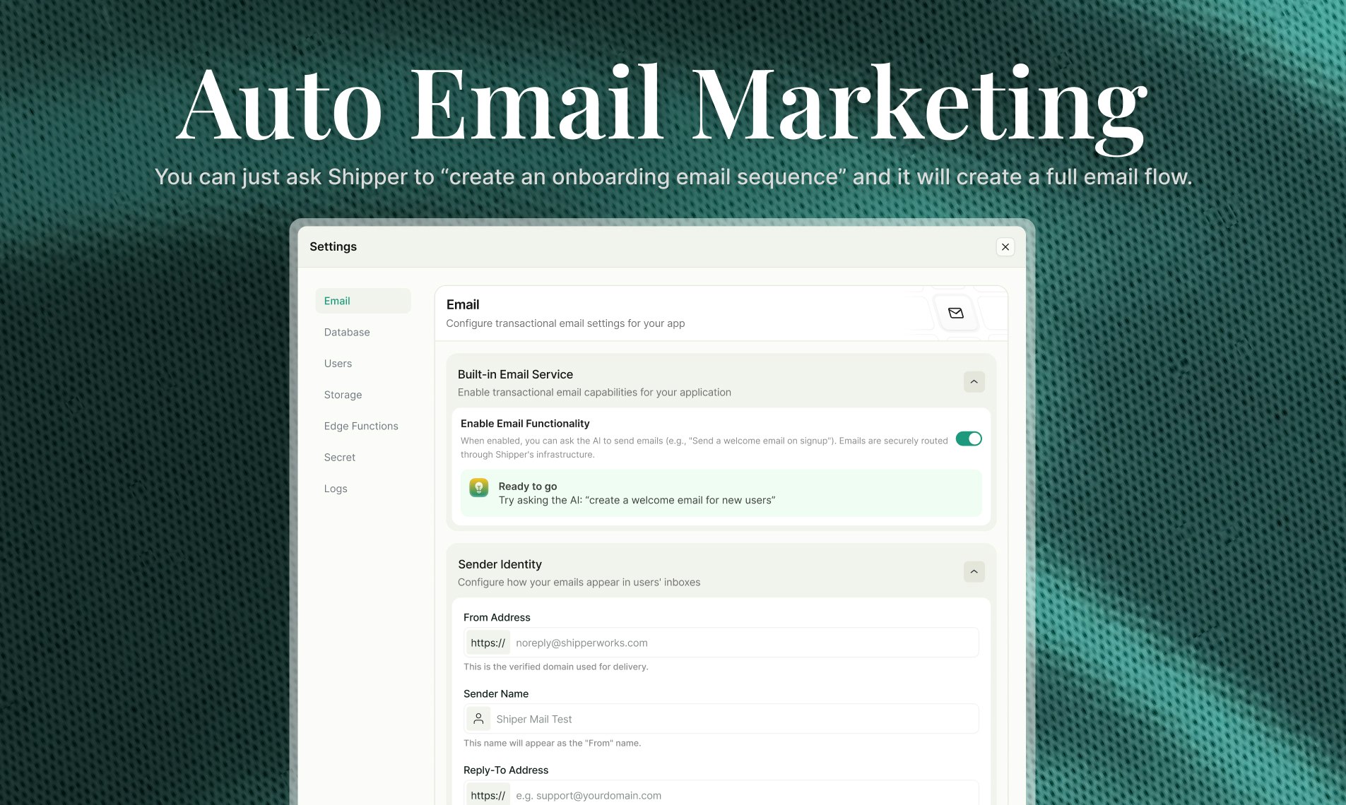 Shipper 2.0  - Screenshot 5 showing product features and functionality