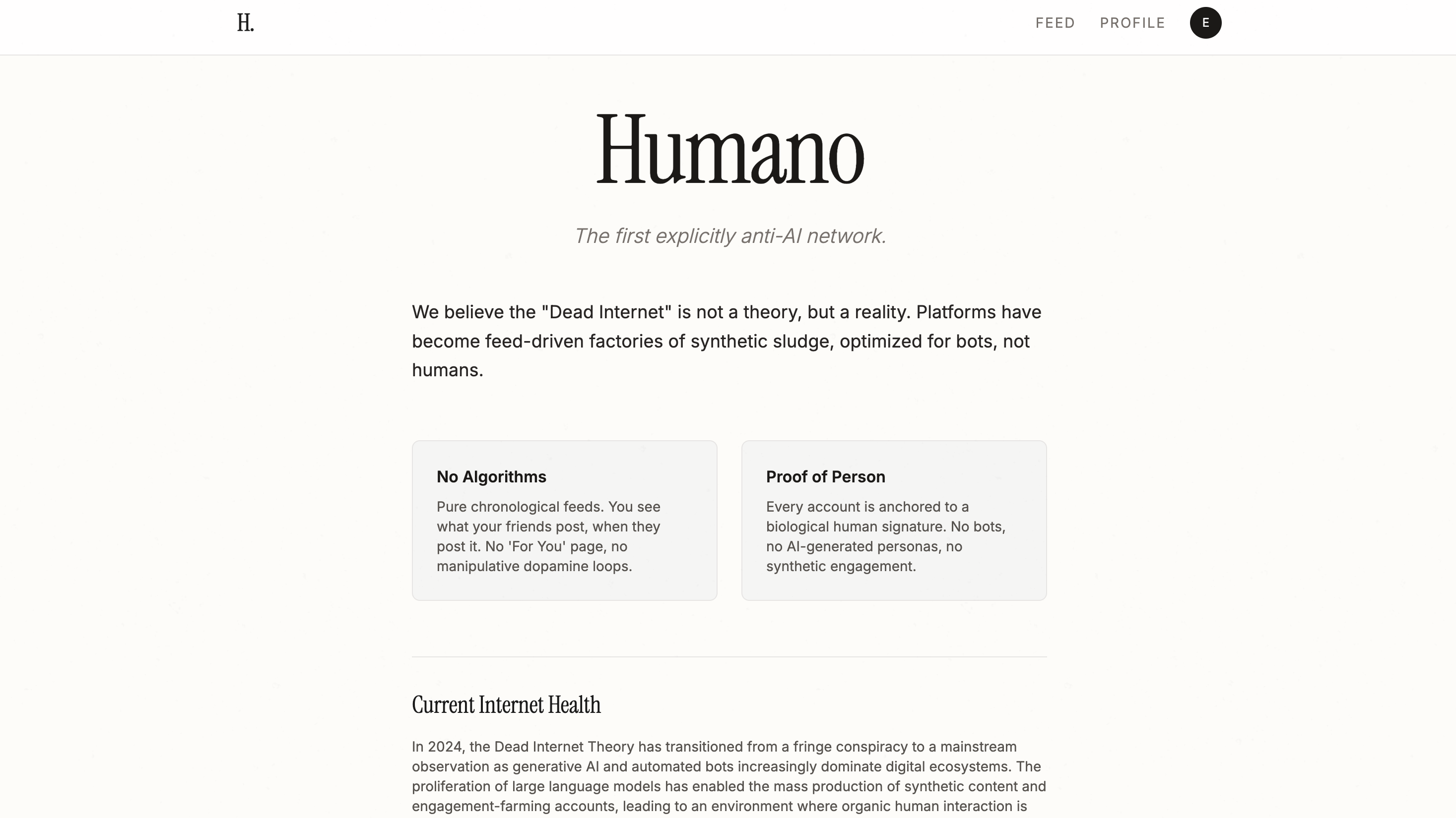 Humano - Main product screenshot demonstrating key features and user interface