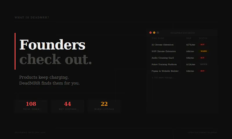  DeadMRR screenshot 1
