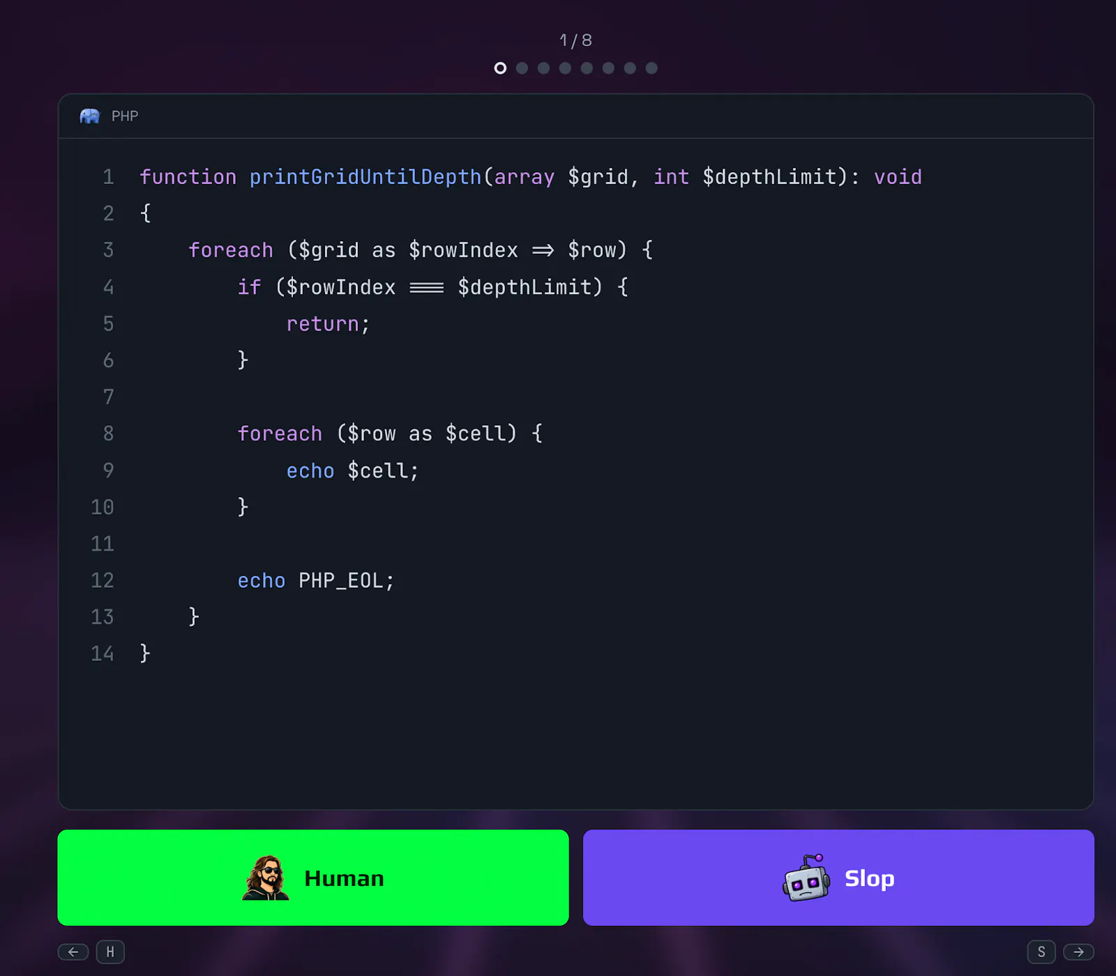 SlopGuesser.dev screenshot 2
