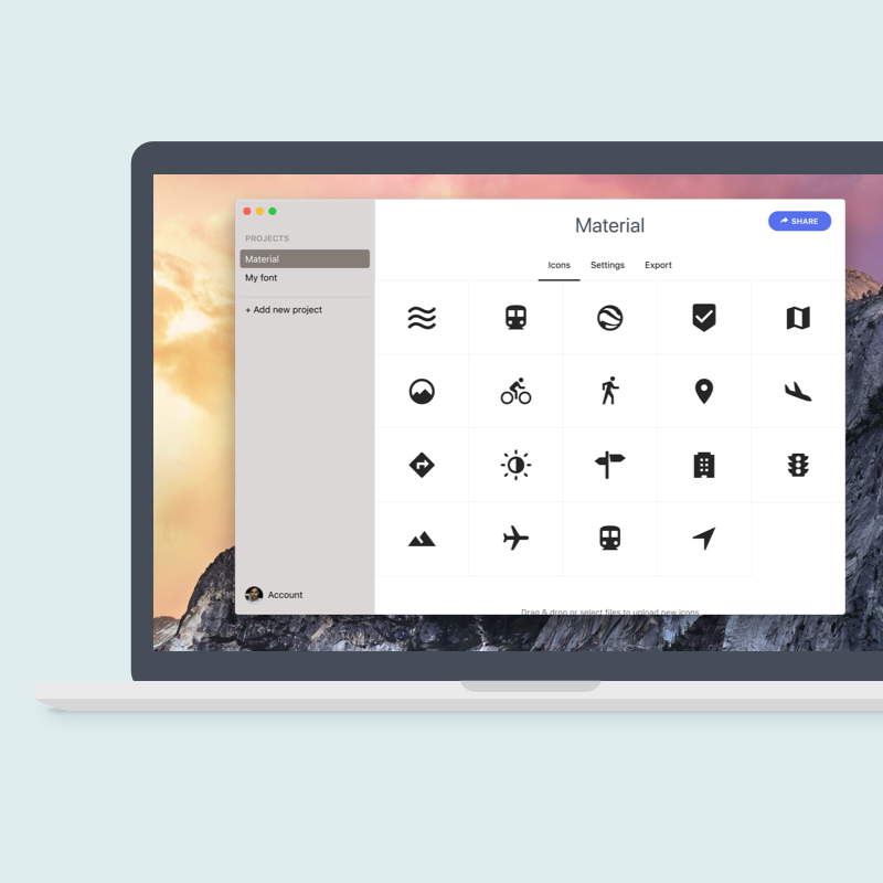 Webfont gallery image