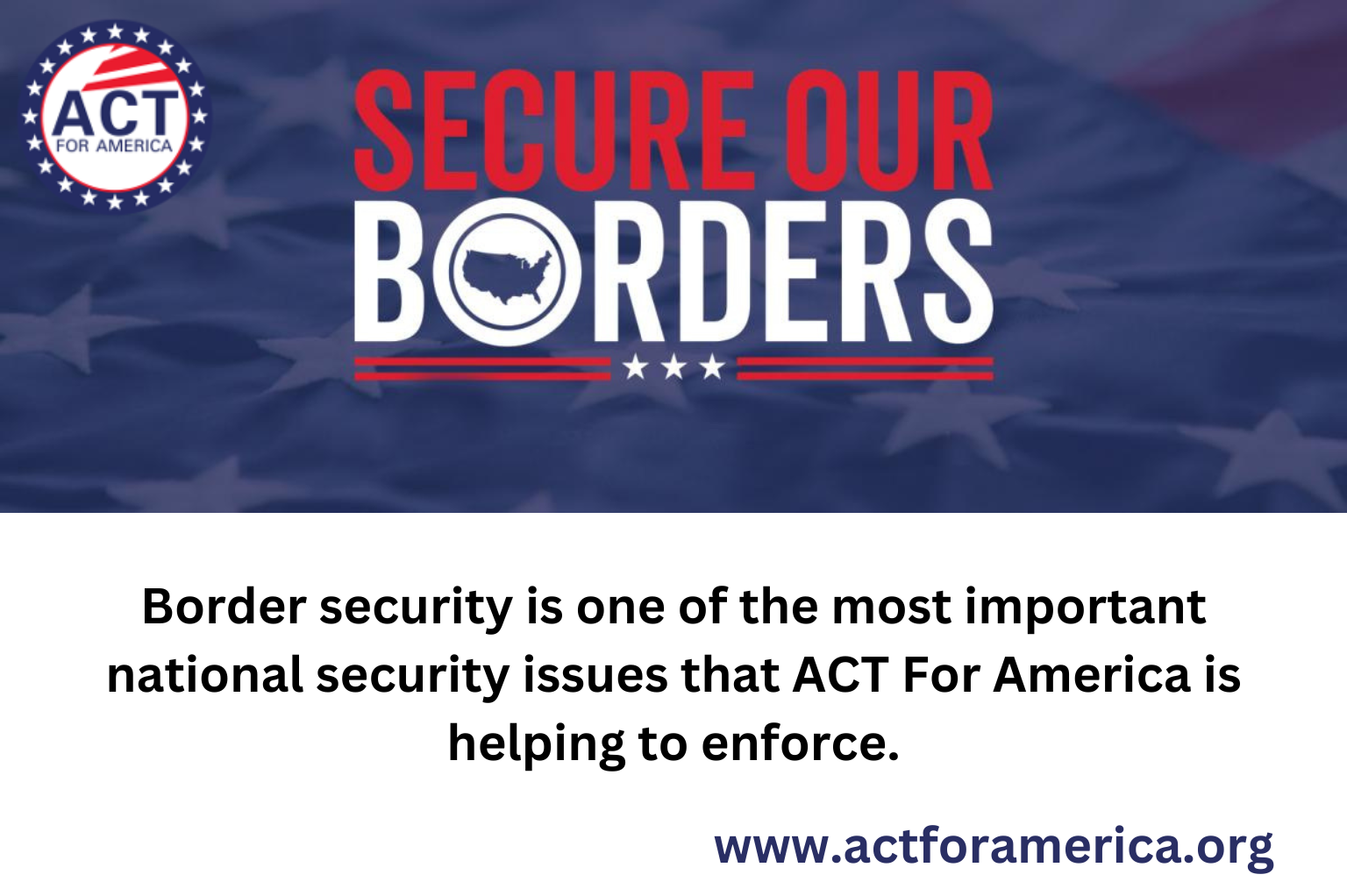 Act for America |Frontière de sécurité media 1