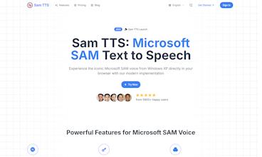 Sam TTS gallery image