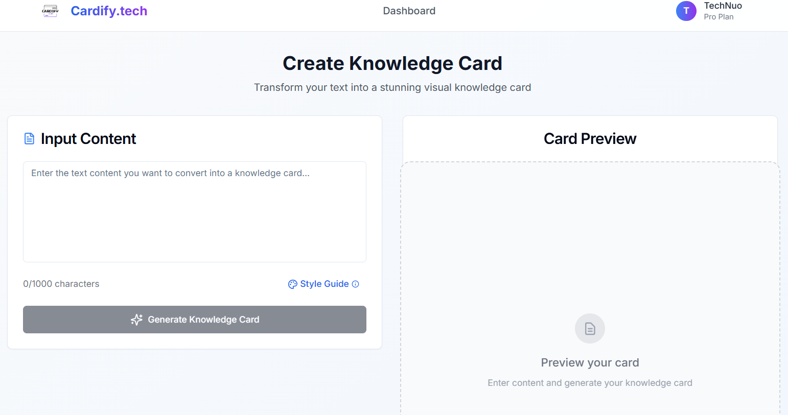 Cardify.tech gallery image