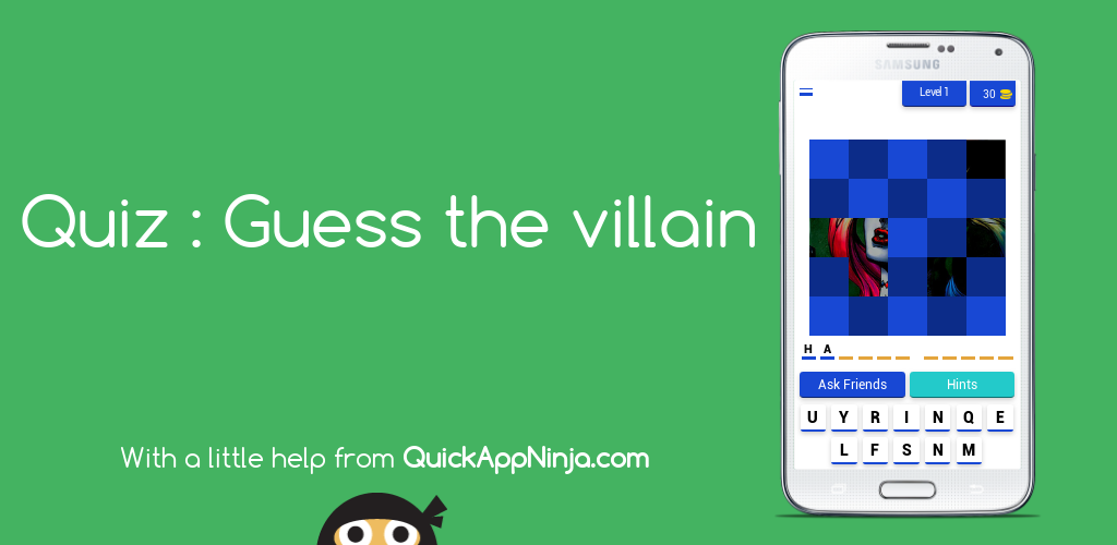 Quiz game - Guess the villains gallery image