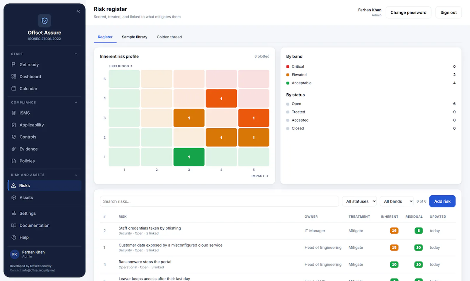 Offset Security Compliance Suite screenshot 2