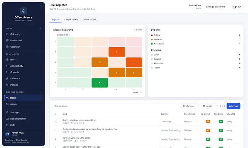 Offset Security Compliance Suite screenshot 2