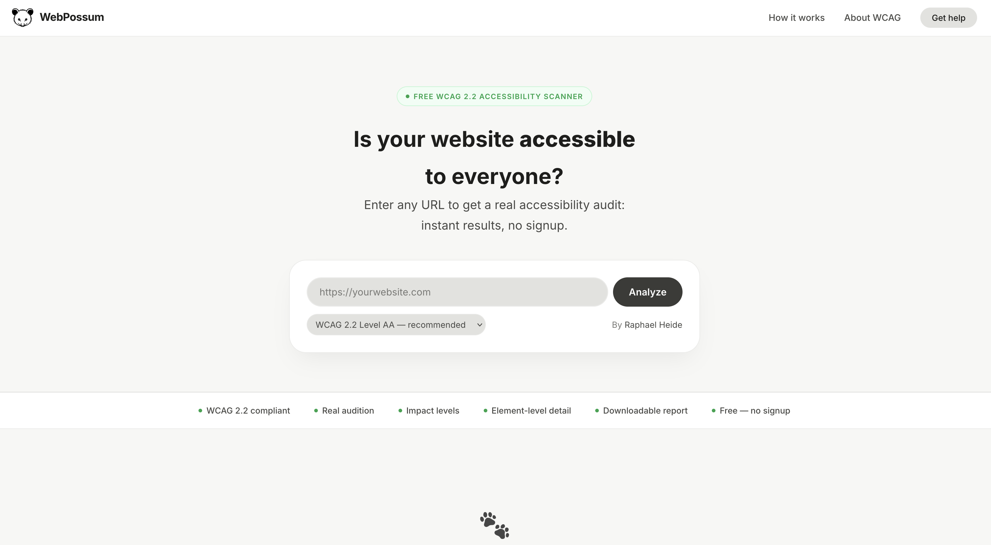 WebPossum gallery image