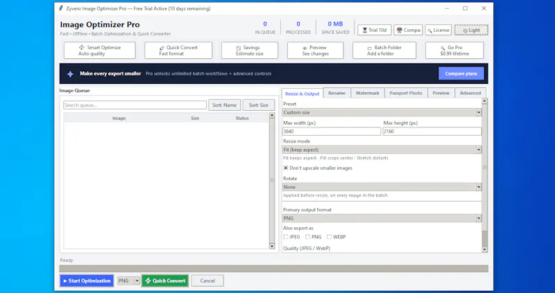 Zyvero Image Optimizer Pro screenshot 4
