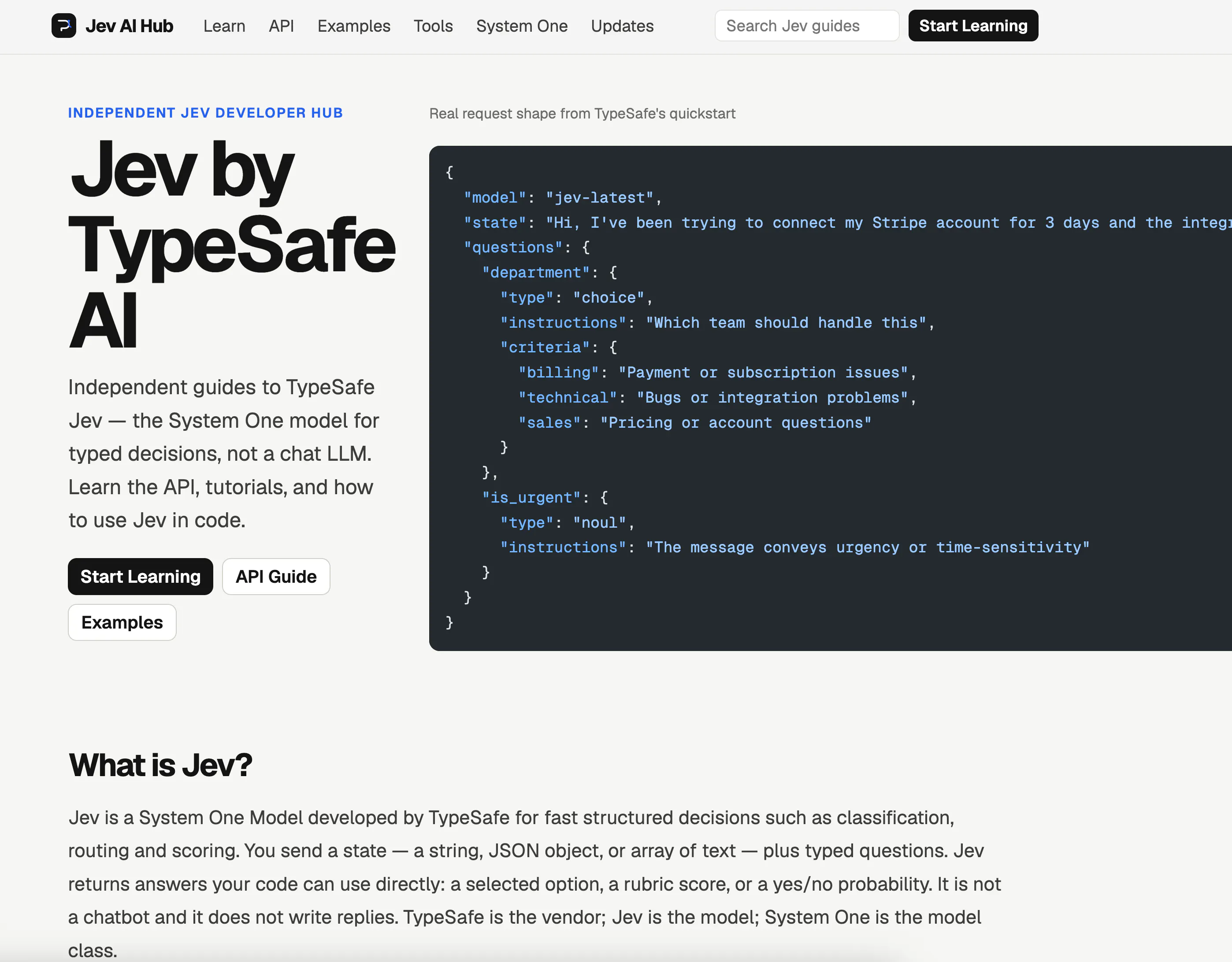 TypeSafe Jev AI Hub