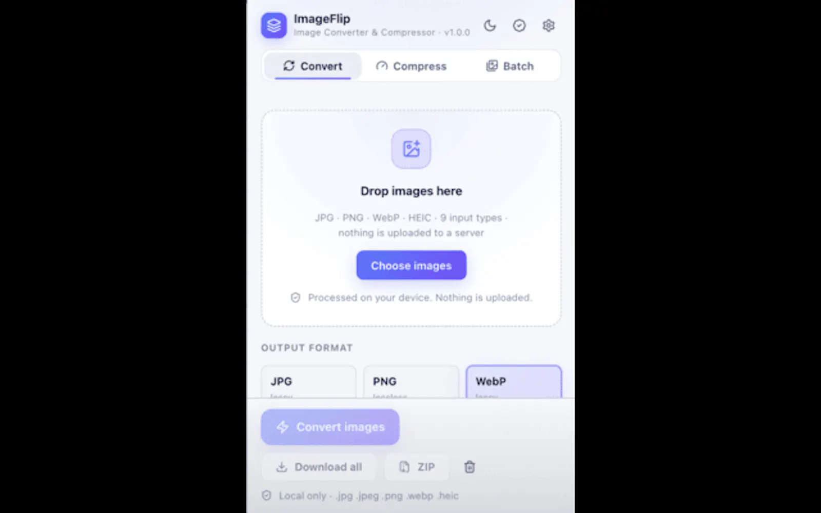 ImageFlip: Image Converter & Compressor screenshot 3