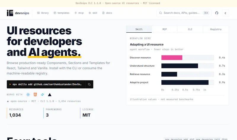 DevSnips screenshot 2