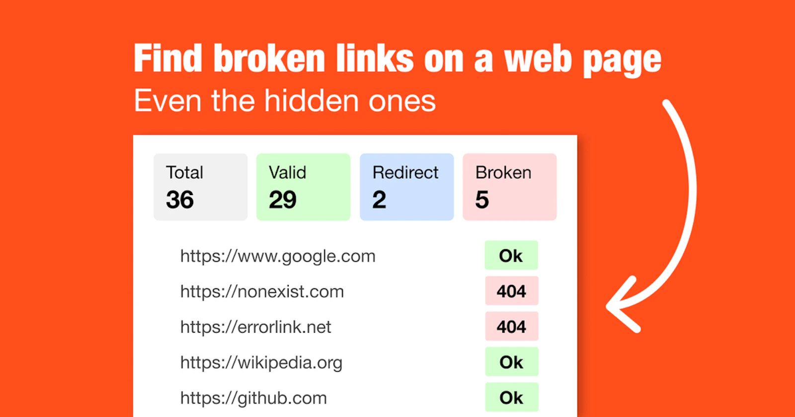 Broken Link Checker screenshot 1