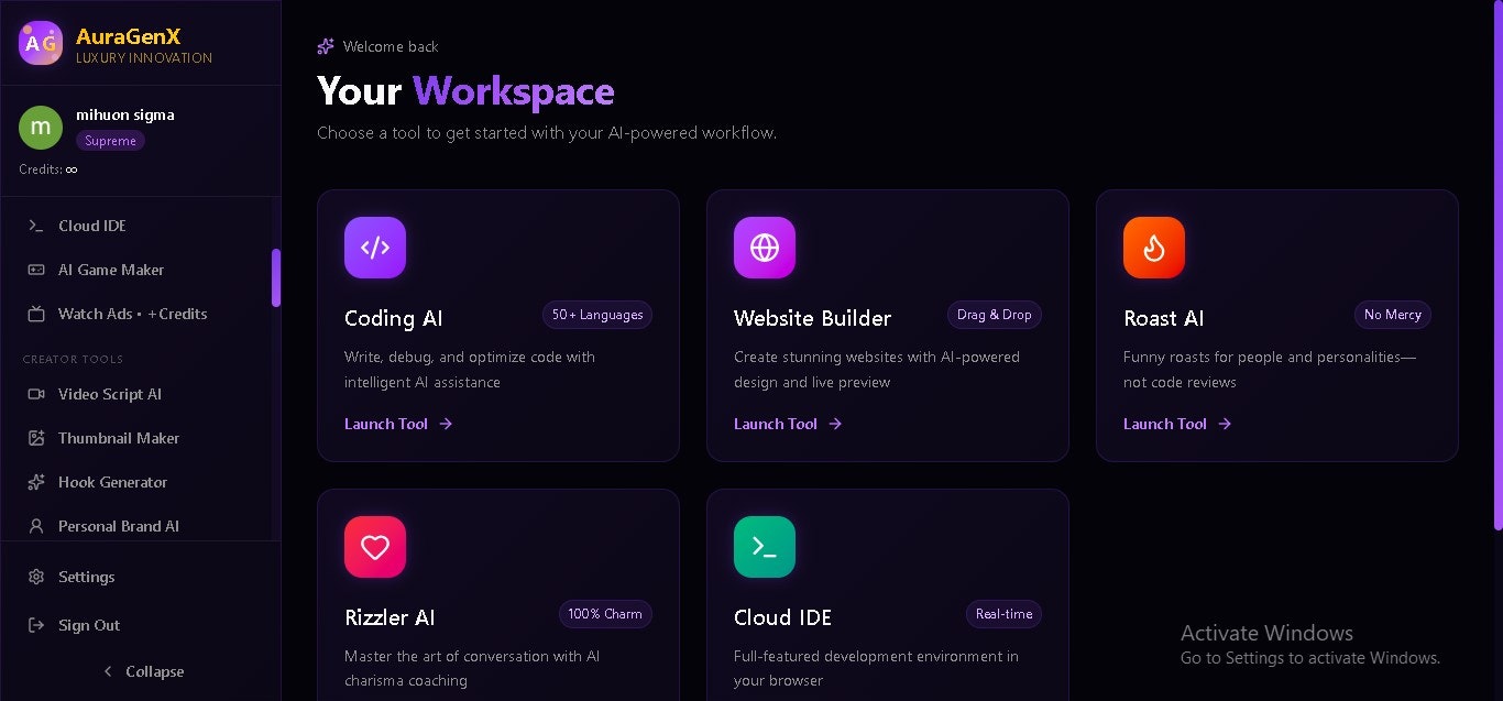 AuraGenX gallery image