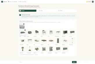Shotless — AI photo studio for furniture gallery image