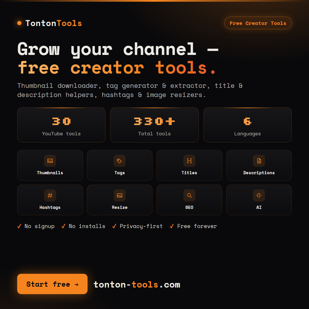 TontonTools gallery image