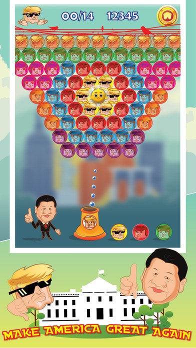 Bubble Shooter: Donald Trump and Xi Jinping gallery image