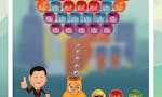 Bubble Shooter: Donald Trump and Xi Jinping image