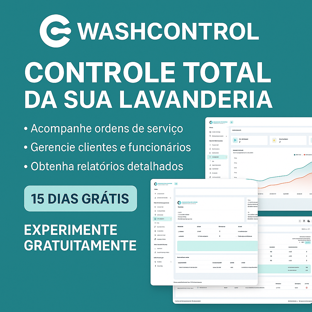 WashControl - Solução inteligente para gestão de lavanderias media 1