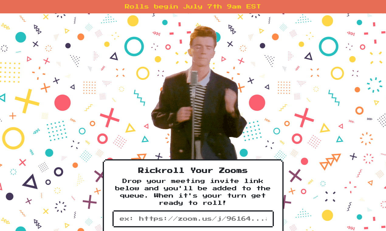 How to Rickroll Your Zoom Meeting