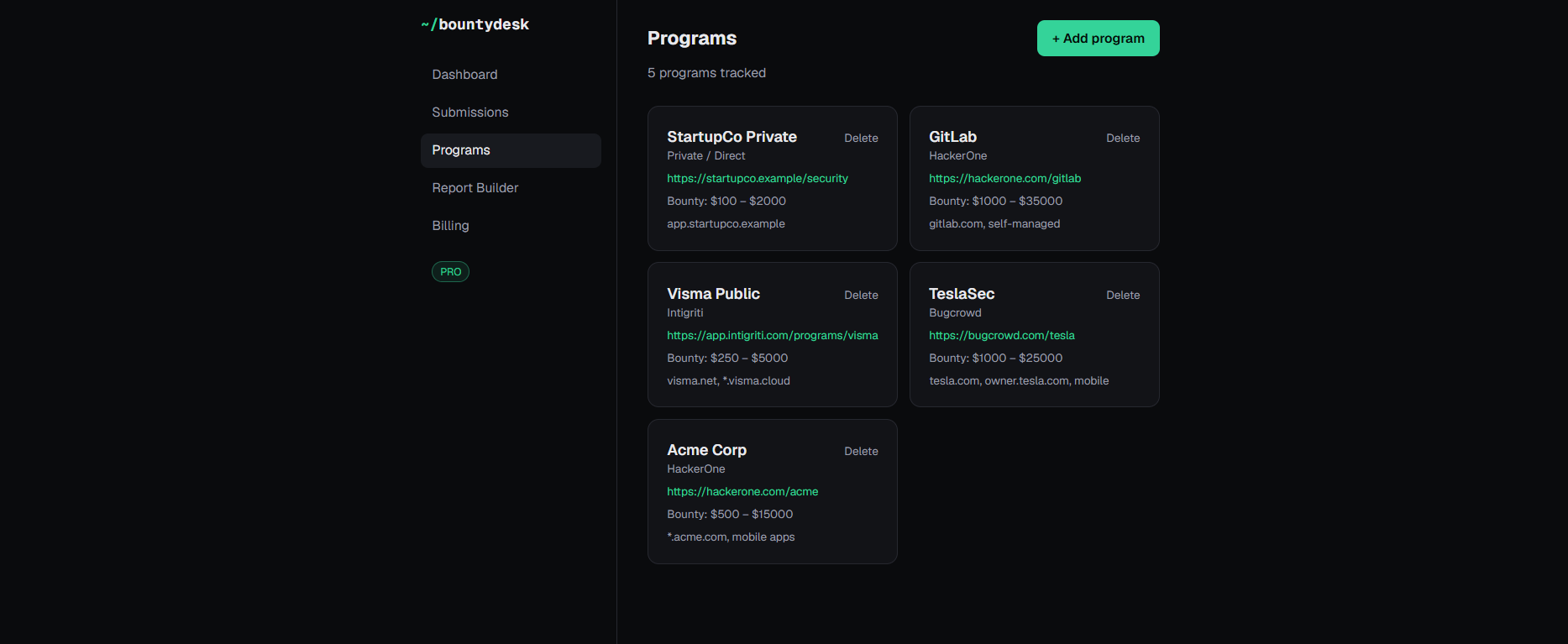 BountyDesk gallery image