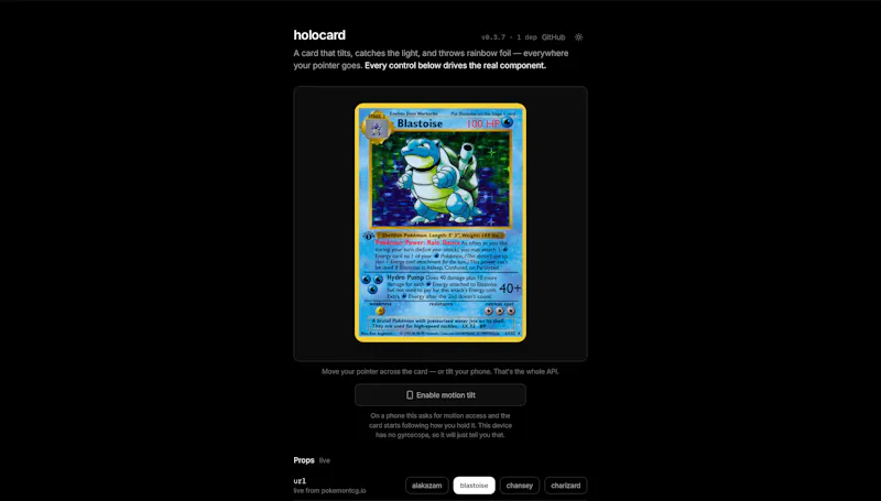 Holo Card screenshot 2