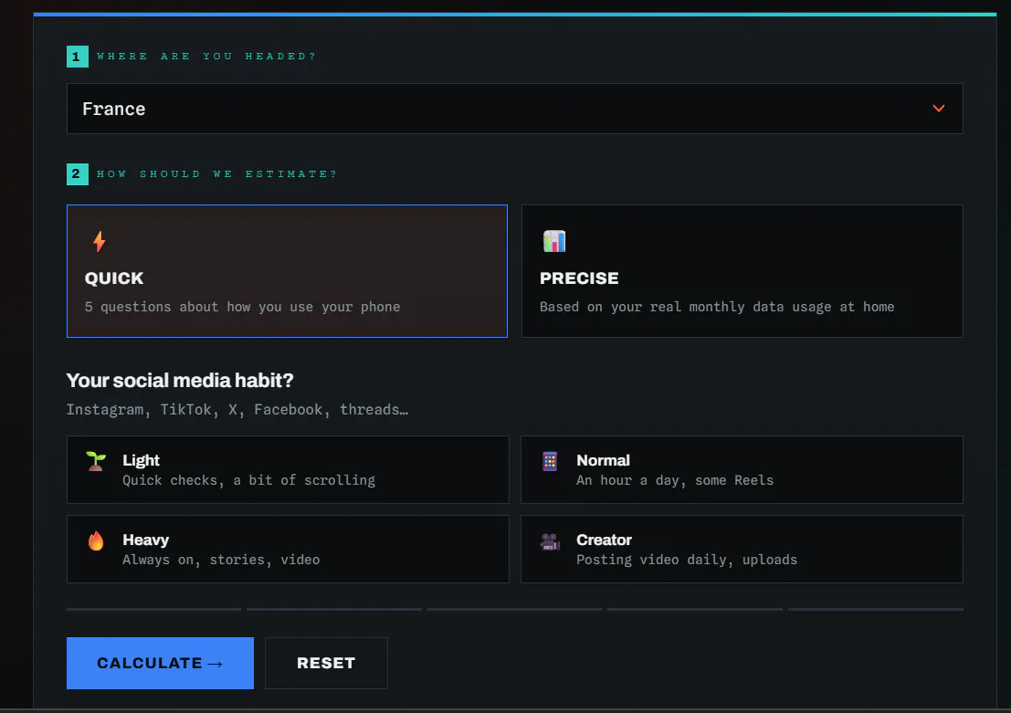 Data Calculator