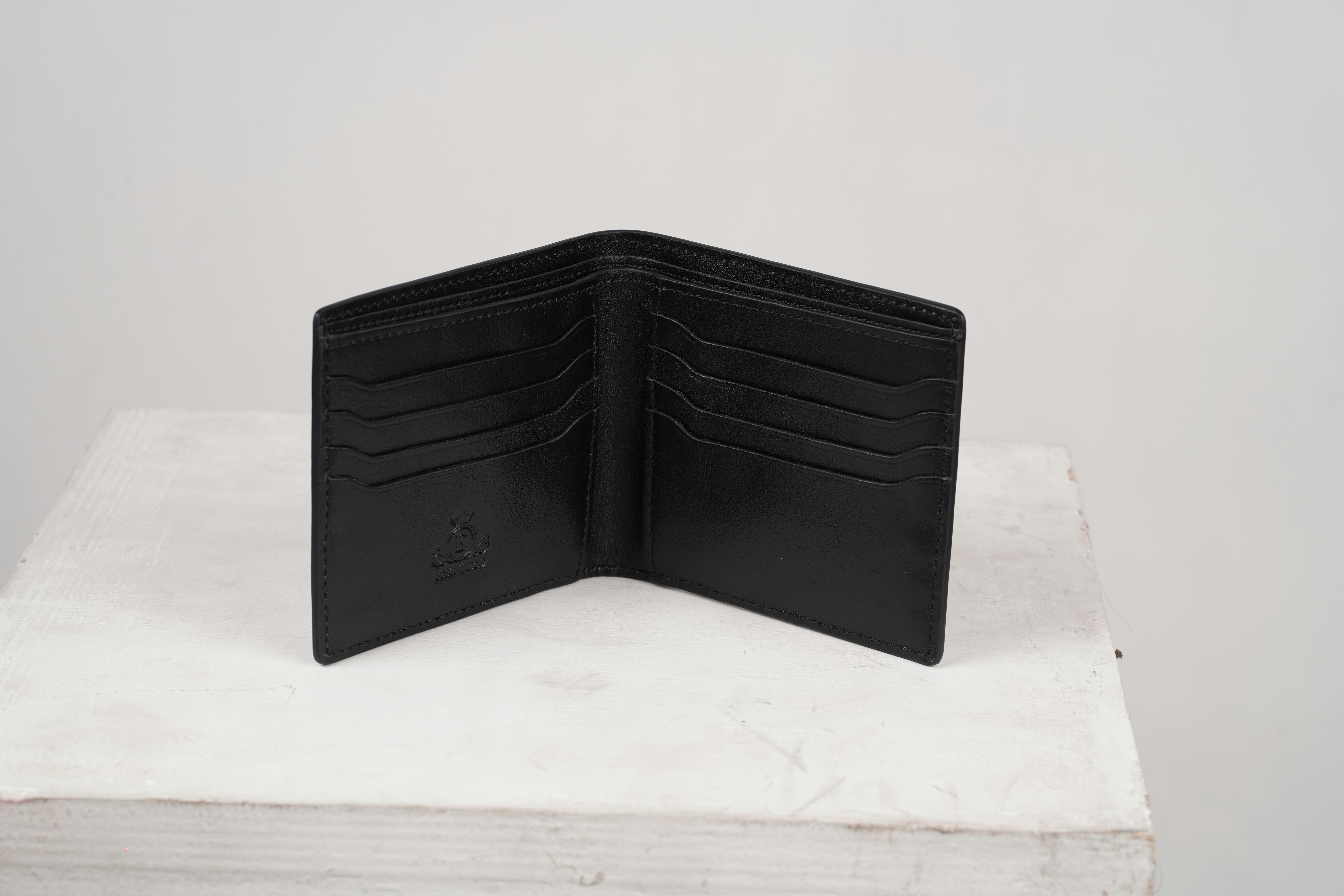 Média Portefeuille en cuir végétalien bifond - Cuir authentique, durable et fiable pour les années à venir! 3