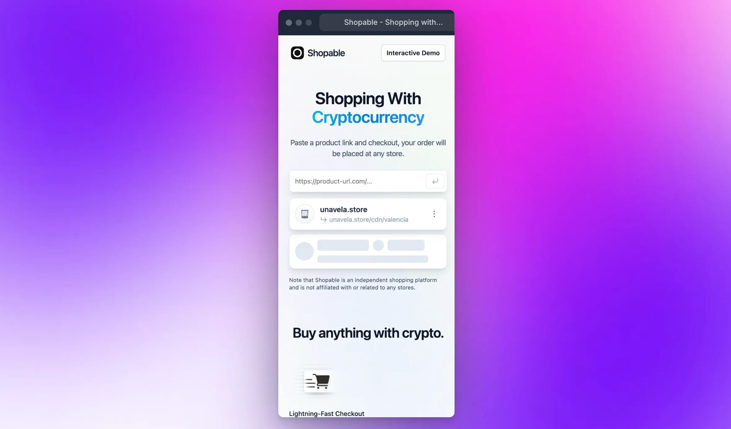Shopable gallery image