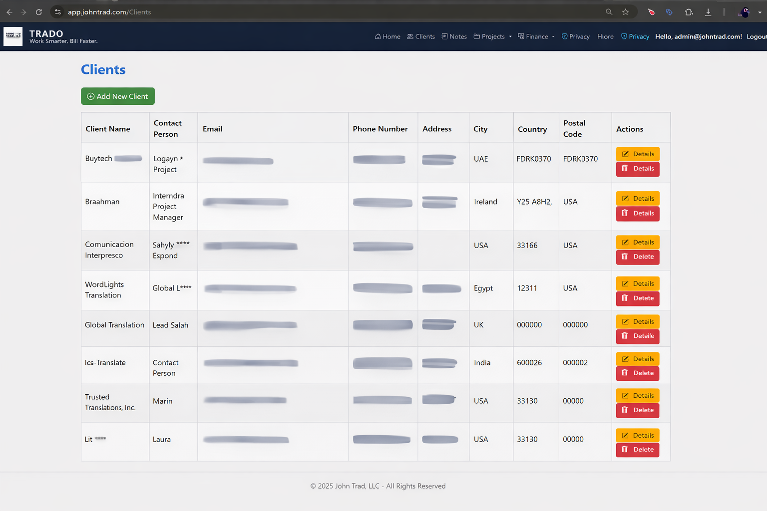TRADO - Screenshot 2 showing product features and functionality